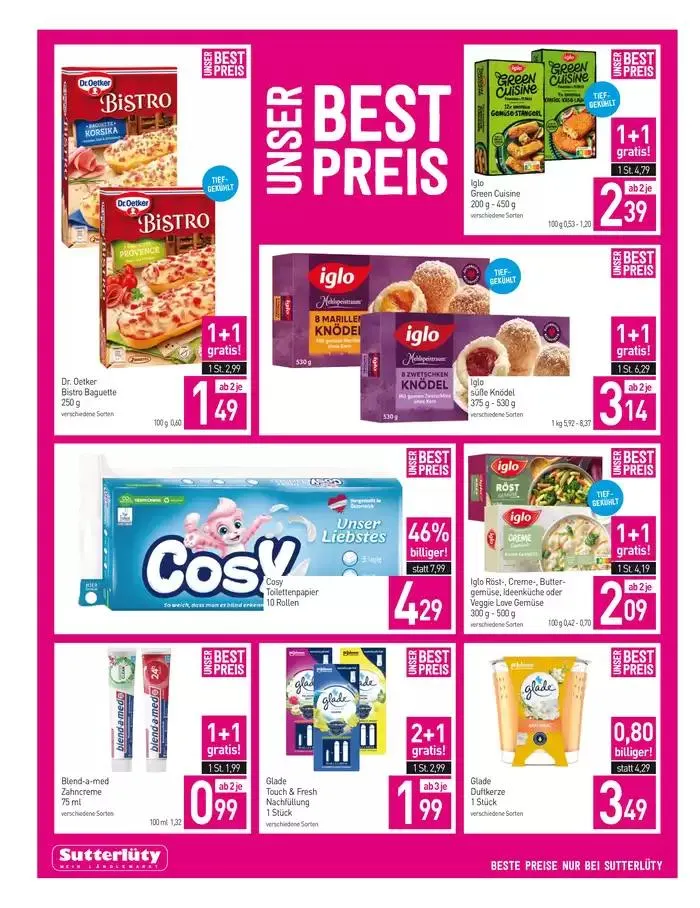 Sutterlüty flugblatt von 9. Jänner bis 14. Jänner 2025 - Flugblätt seite 6