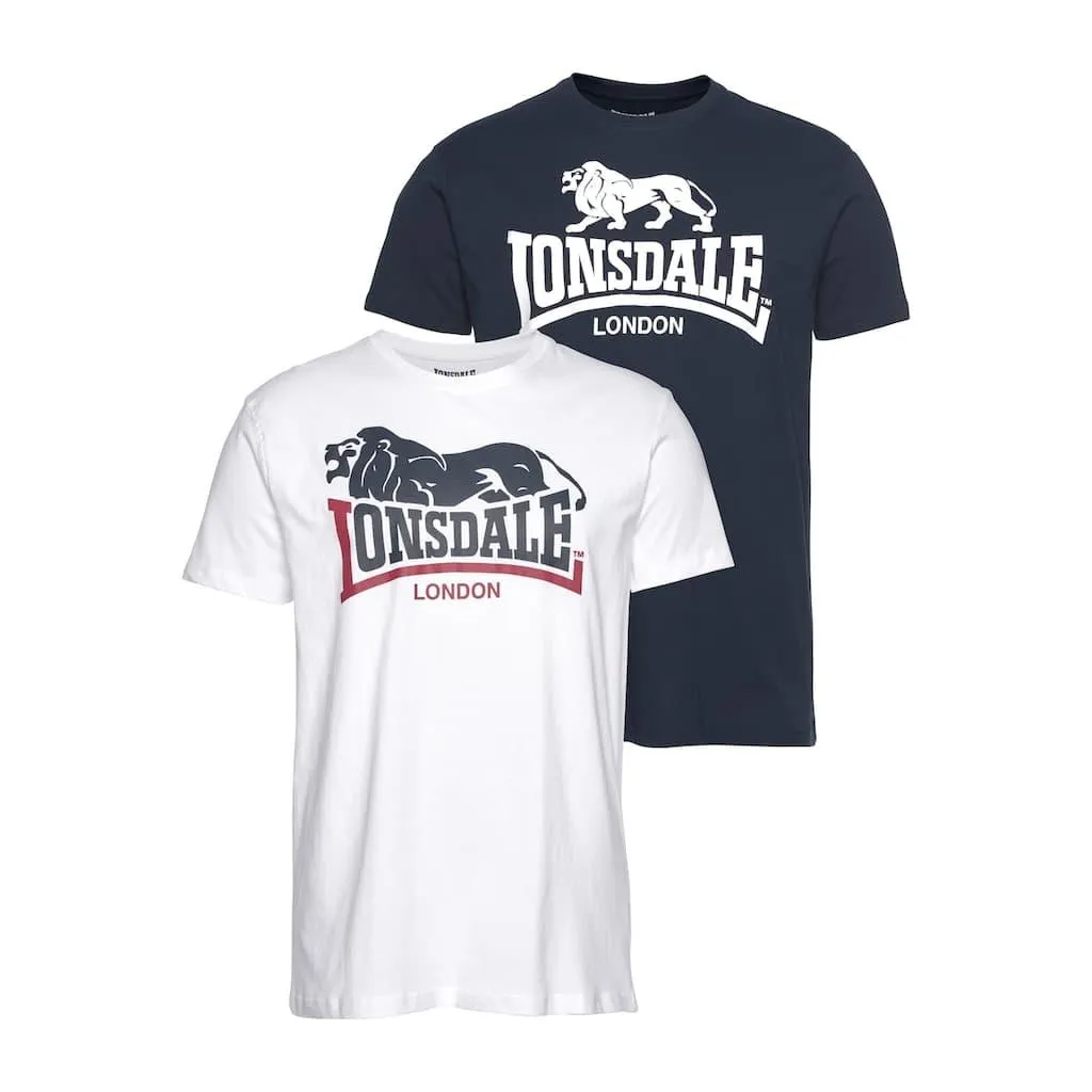 Lonsdale T-Shirt »LOSCOE« Packung, 2er-Pack, 2 Stk. Doppelpack
