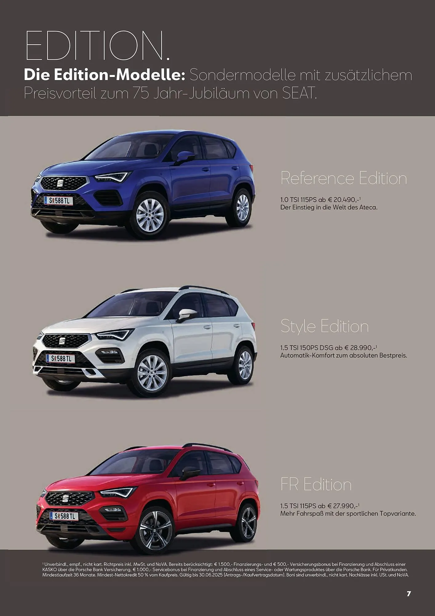 Seat Flugblatt von 1. Mai bis 27. Jänner 2026 - Flugblätt seite  7