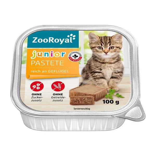 ZooRoyal Junior Pastete Reich an Geflügel
