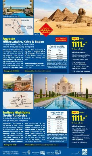 Lidl Reisen von 28. Februar bis 31. März 2026 - Flugblätt seite 21