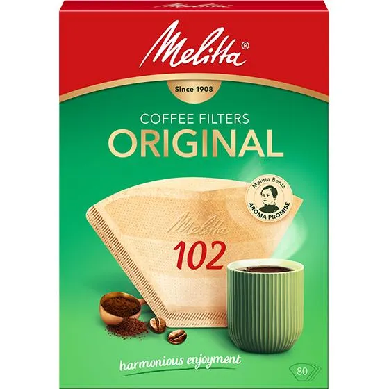 Melitta® Original, 102®, braun, 80 St.