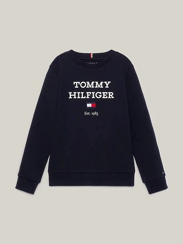 Sweatshirt mit großem Logo
