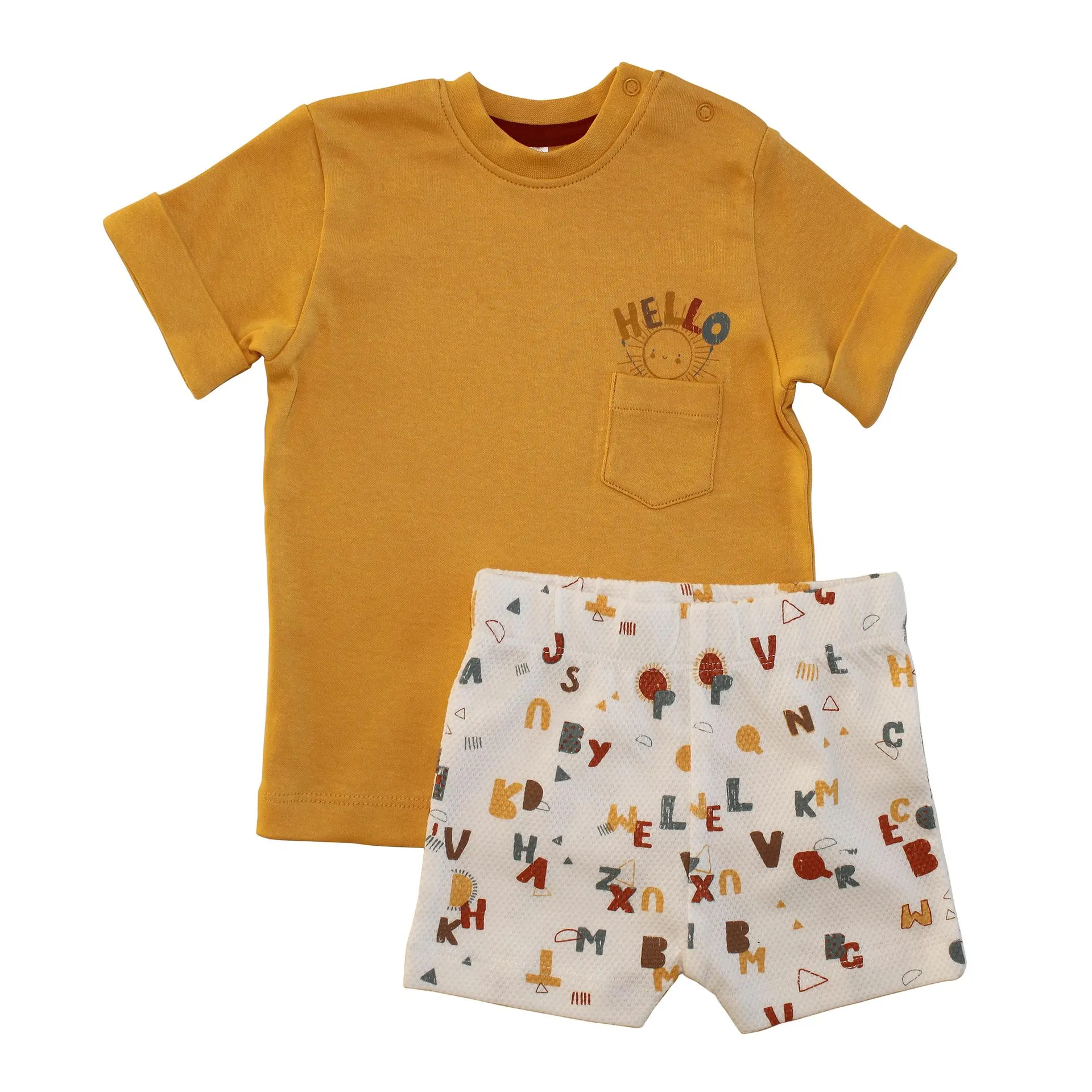 Schlafset T-Shirt mit Shorts