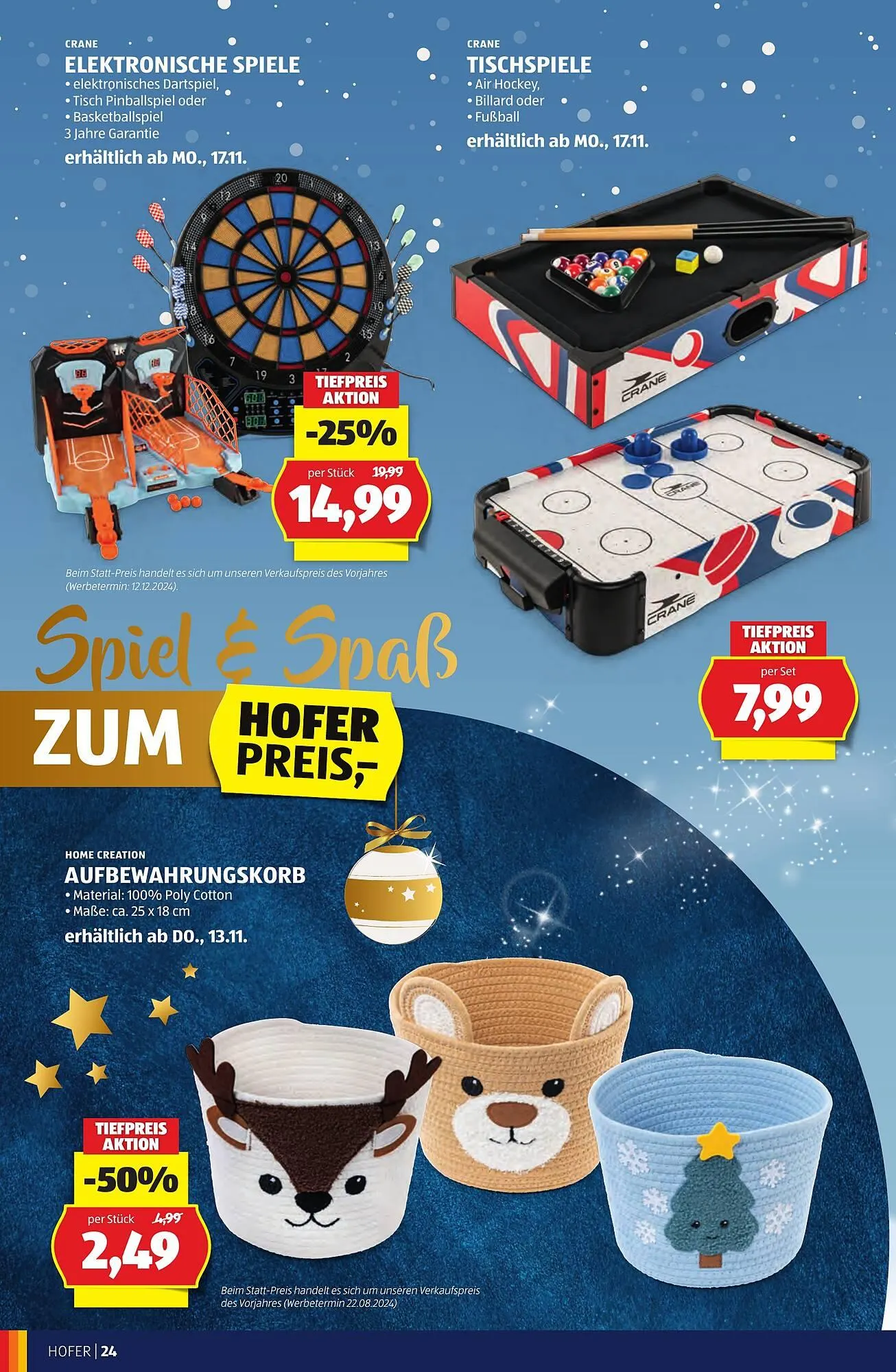 Hofer Flugblatt von 7. November bis 24. Dezember 2025 - Flugblätt seite  24
