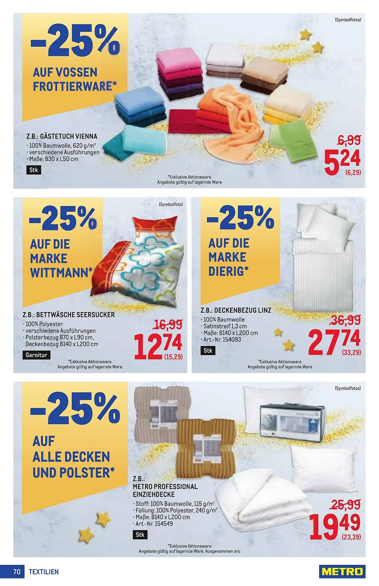 Metro Flugblatt von 11. Dezember bis 7. Jänner 2026 - Flugblätt seite 70