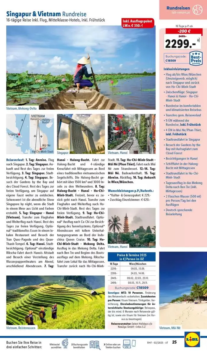 Aktuelle Reiseprospekte Hauptprospekt Februar von 29. Jänner bis 28. Februar 2025 - Flugblätt seite 25