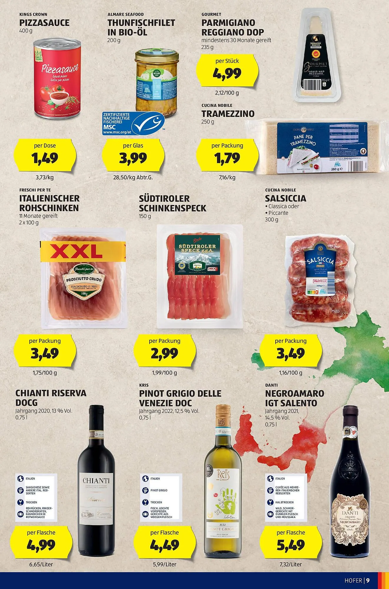 Hofer Flugblatt von 1. September bis 7. September 2023 - Flugblätt seite 9