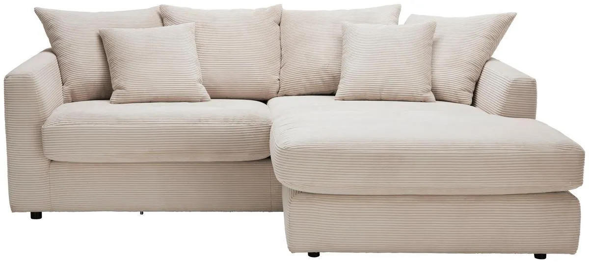 Carryhome ECKSOFA in Cord Beige