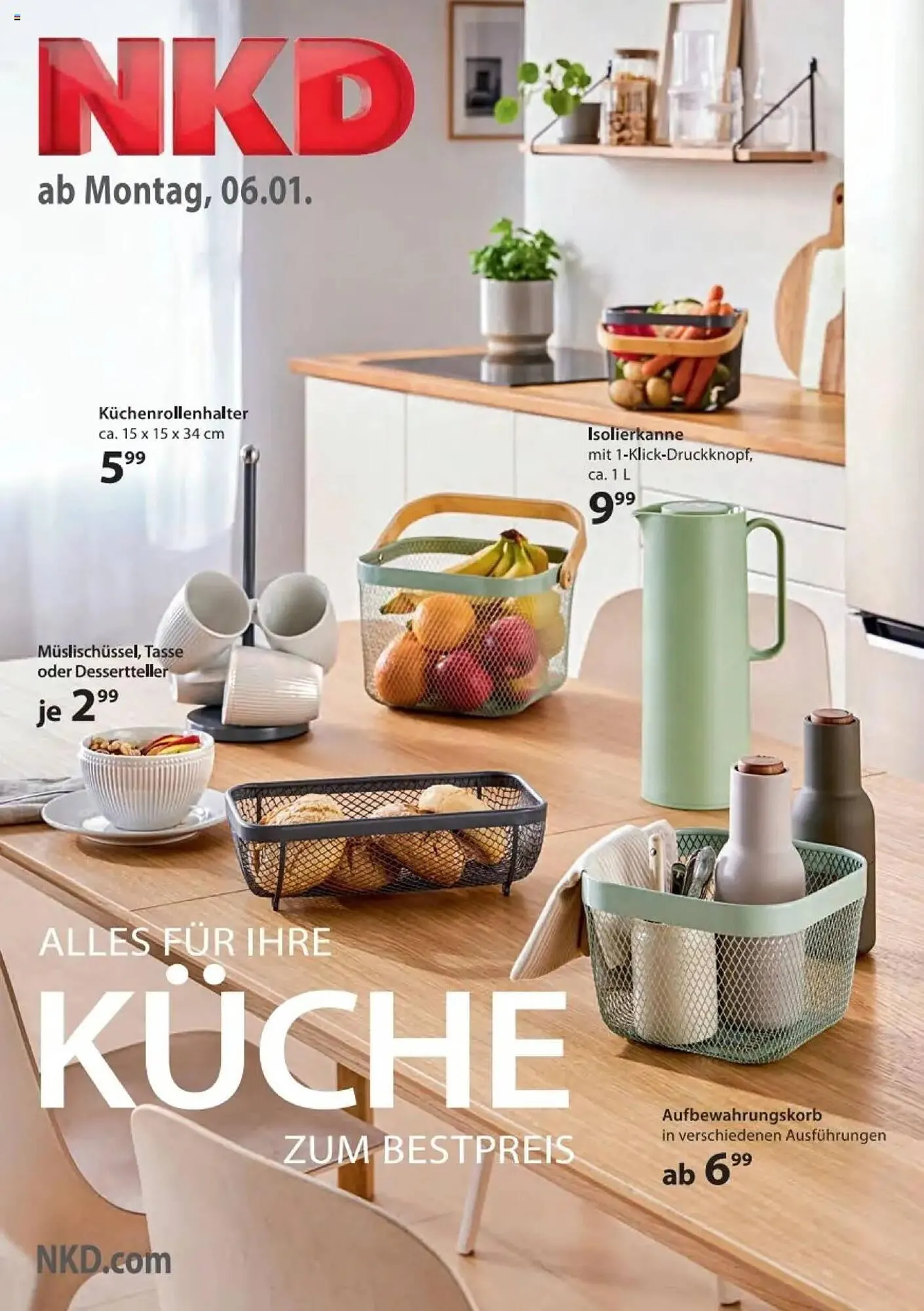 NKD Flugblatt von 6. Jänner bis 9. Februar 2025 - Flugblätt seite 1