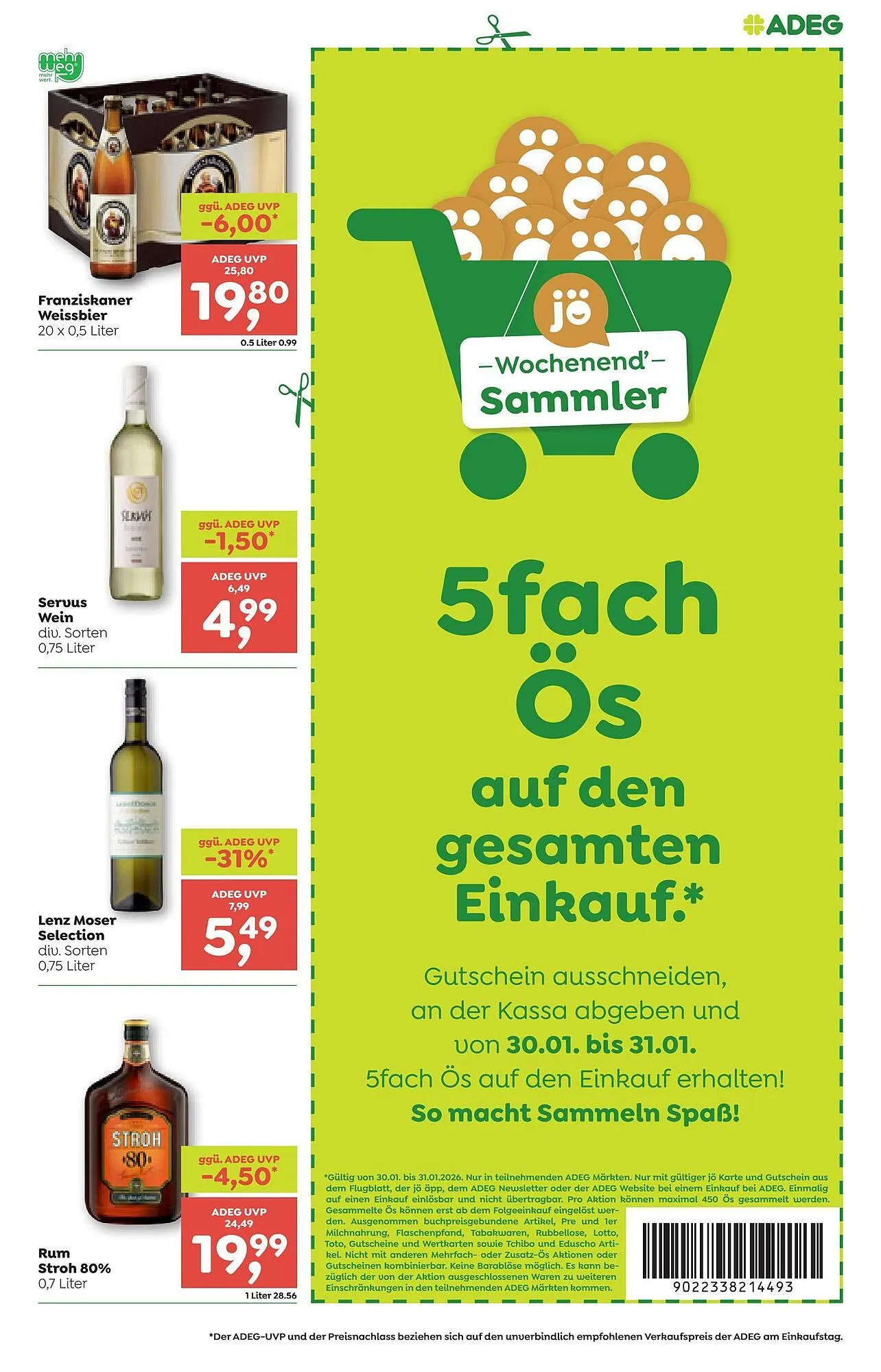 ADEG Flugblatt von 29. Jänner bis 4. Februar 2026 - Flugblätt seite  9