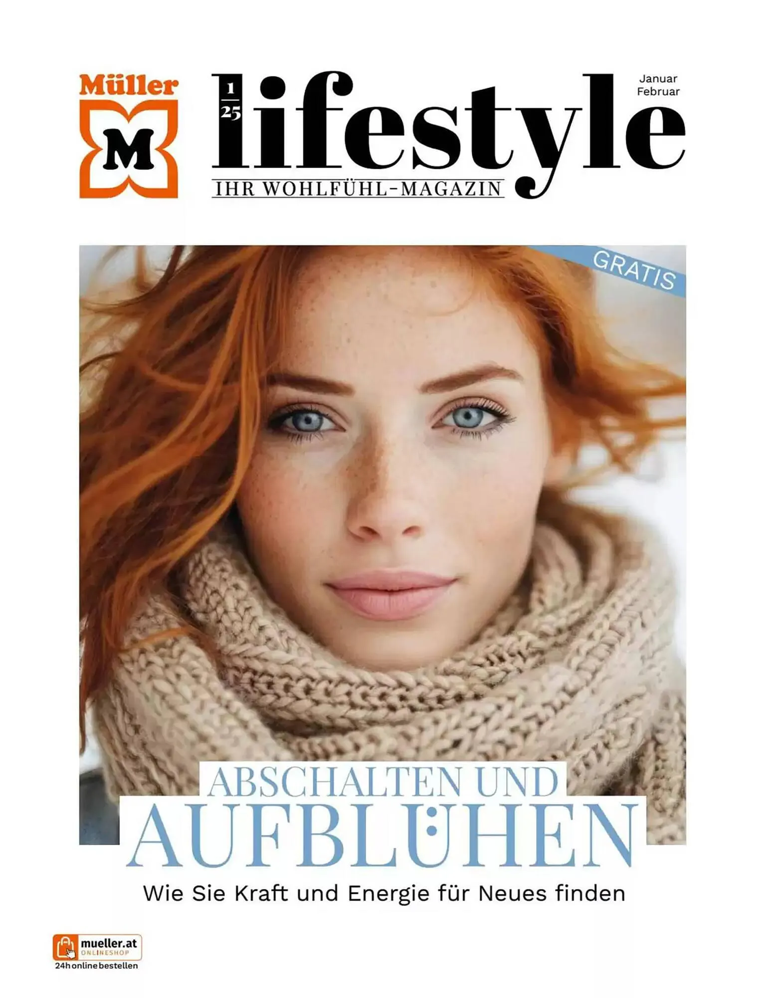 Müller Flugblatt von 13. Jänner bis 28. Februar 2025 - Flugblätt seite 1