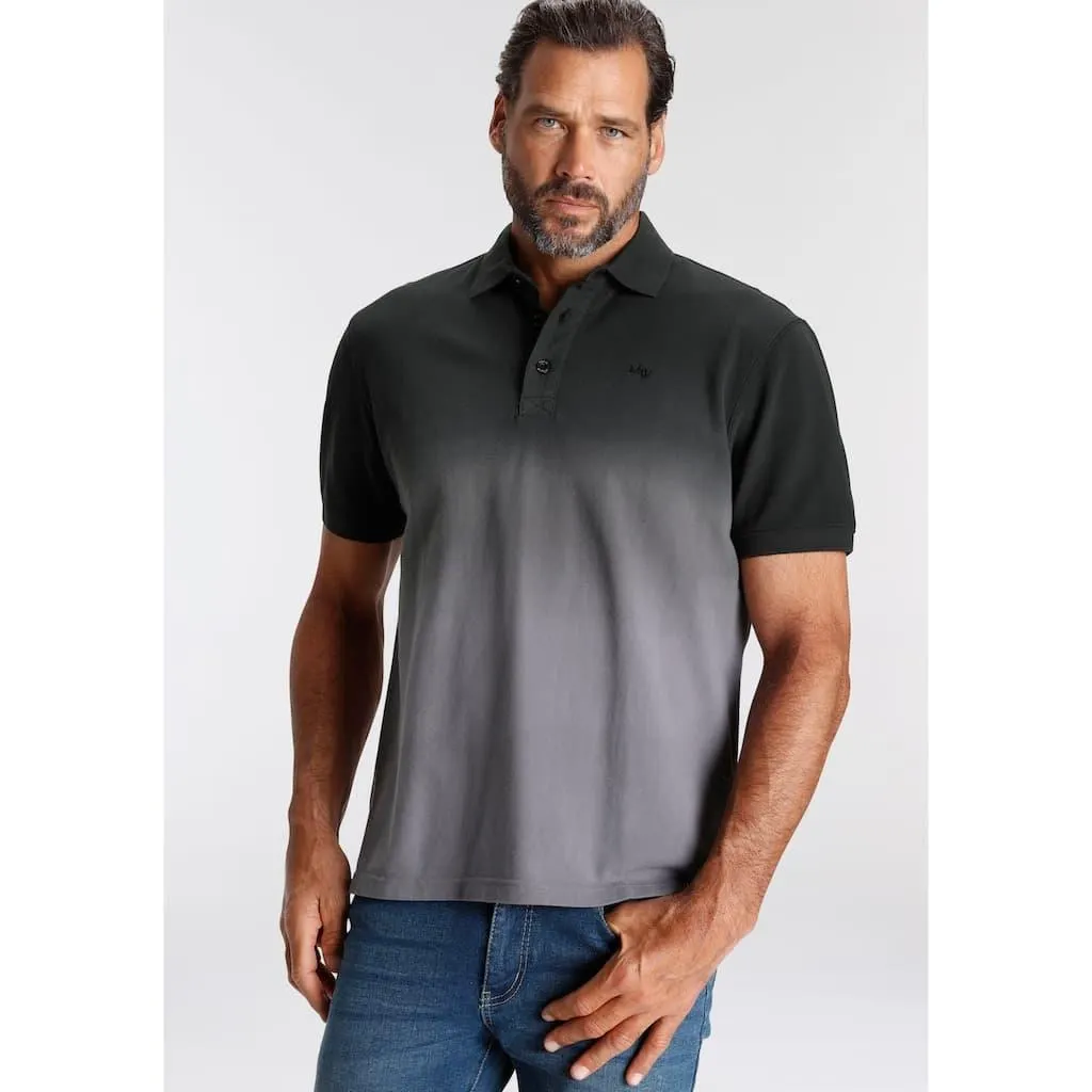 Man's World Poloshirt Kurzarm, mit Polokragen, aus Piqué-Stoff, mit stilvoller Stickerei