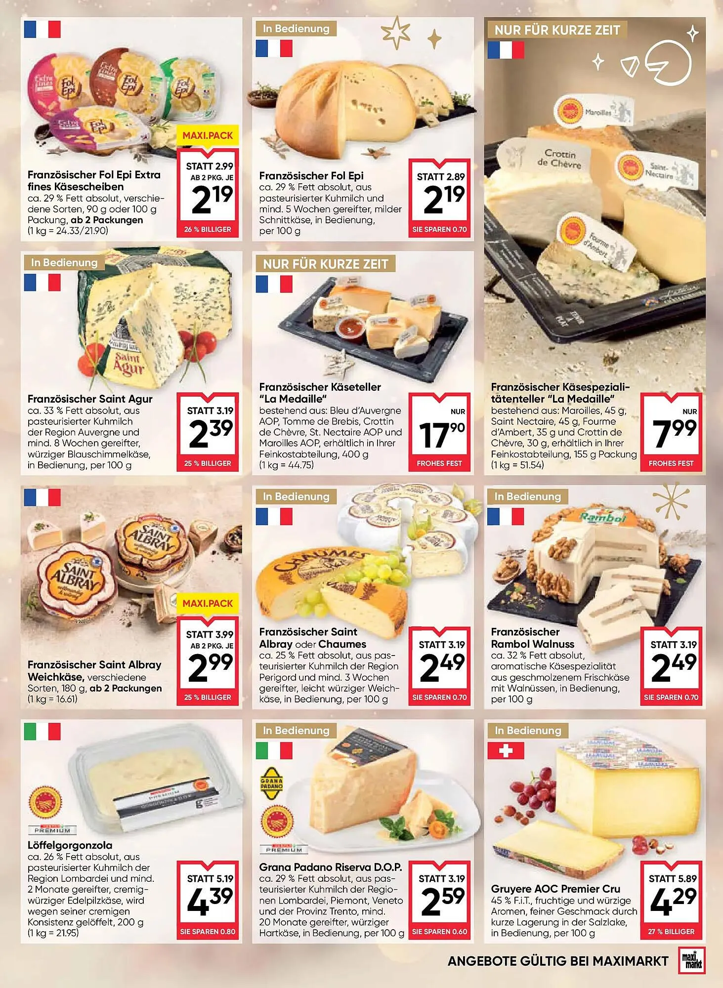 Maximarkt Flugblatt von 11. Dezember bis 31. Dezember 2025 - Flugblätt seite  3