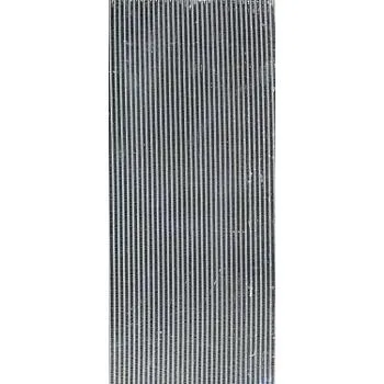 Verzierwachsstreifen halbrund, silber, 20 cm, 39 Stück