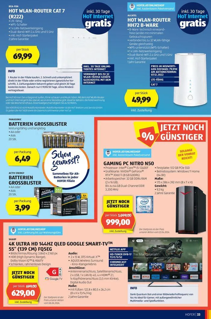 Blättern Sie online im HOFER Flugblatt von 19. Juni bis 3. Juli 2024 - Flugblätt seite 37