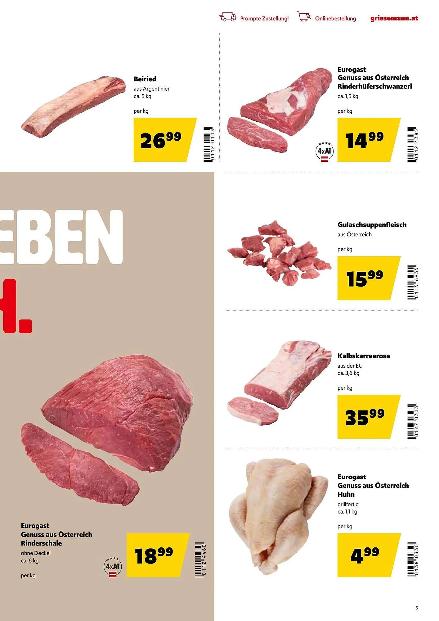 Eurogast Grissemann Flugblatt von 9. Februar bis 21. Februar 2026 - Flugblätt seite  5