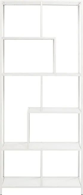 Regal Loftie Weiß 77x185cm