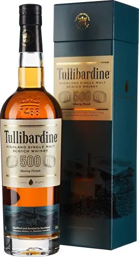 Scotch Whisky Single Malt 500 Sherry Finish 0,7 Liter im Geschenkkarton