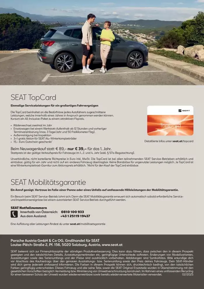 Seat Leon SP Kombi von 12. Februar bis 3. Februar 2026 - Flugblätt seite 20