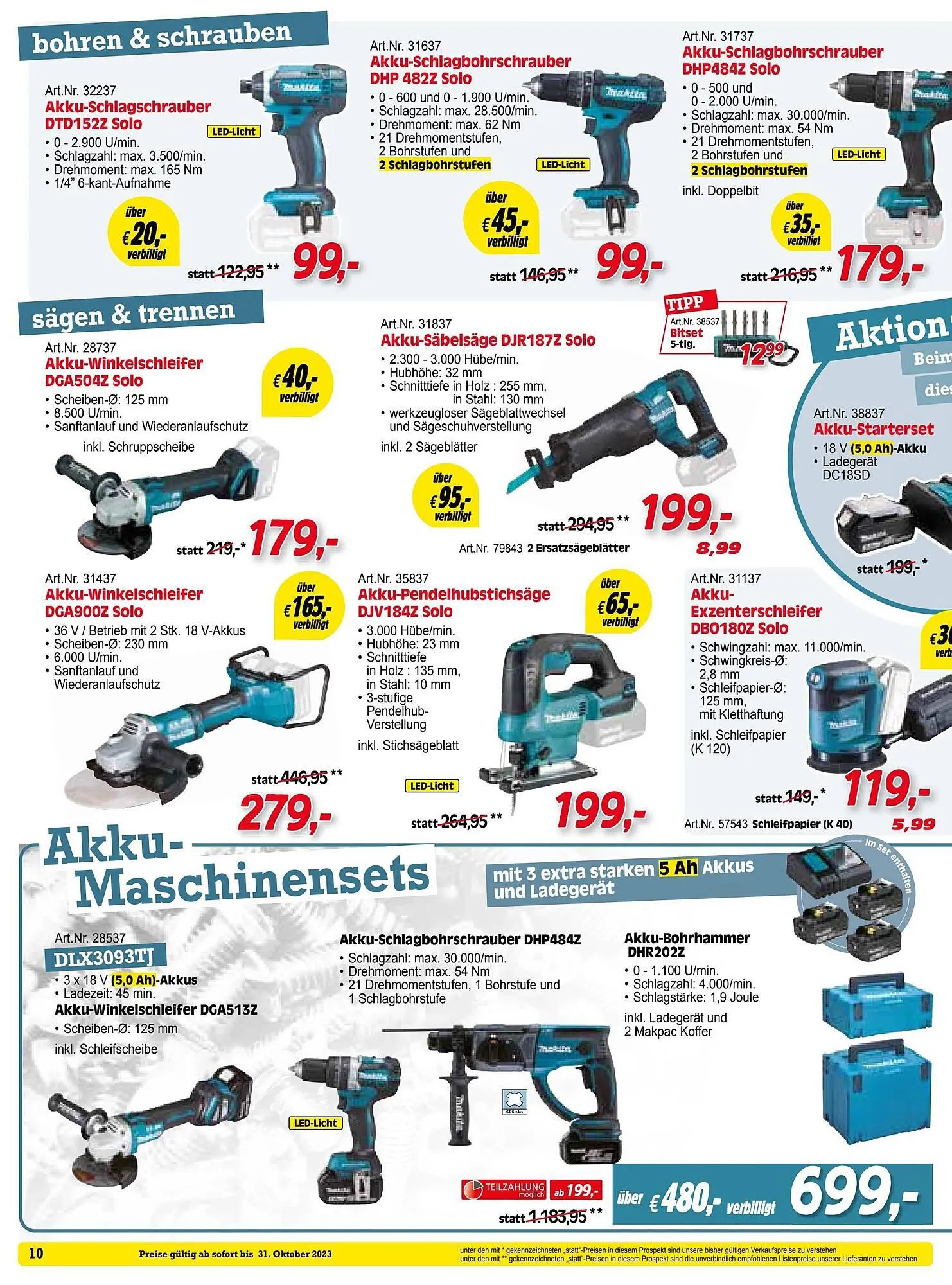 Zgonc Flugblatt von 30. September bis 31. Oktober 2023 - Flugblätt seite 10