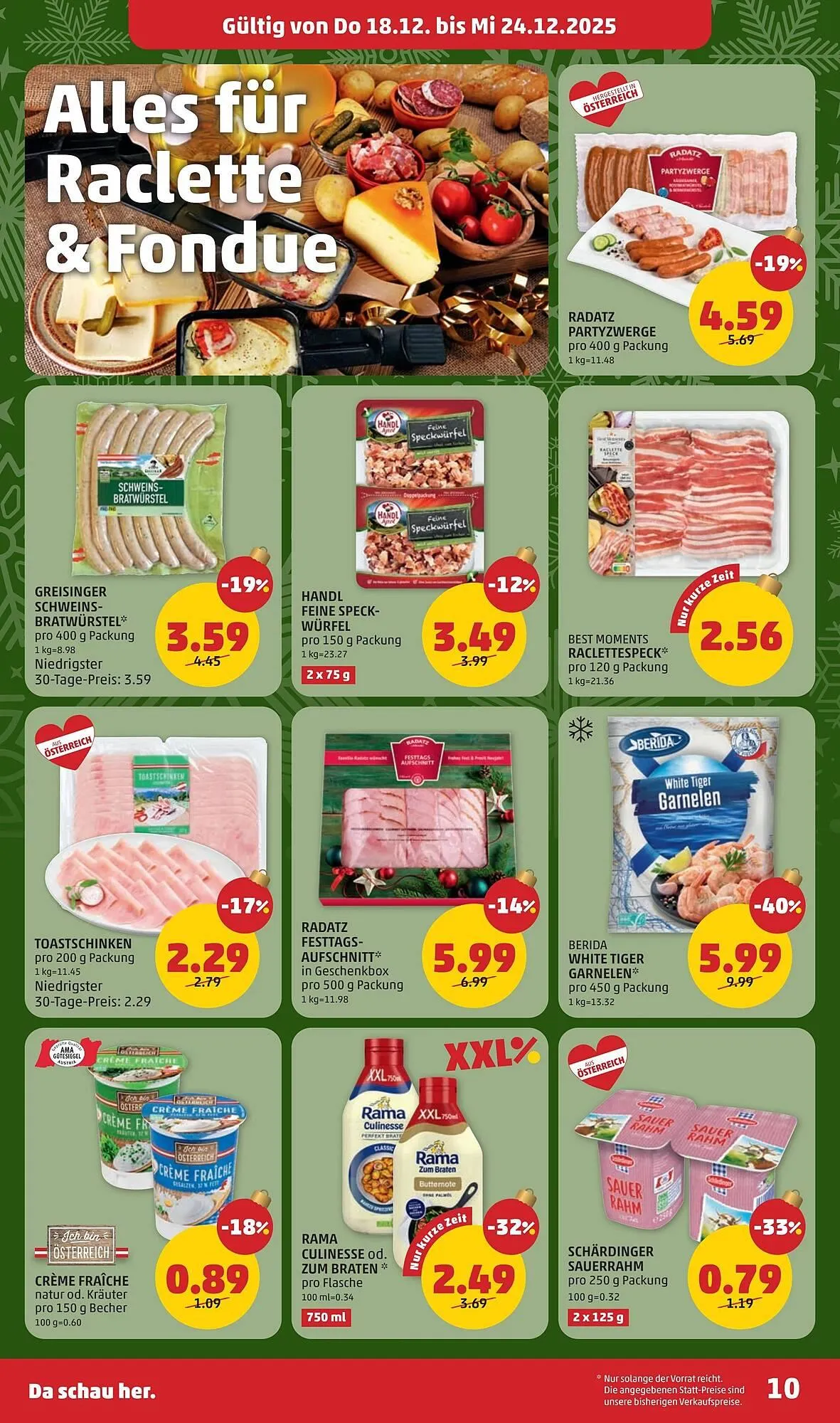 PENNY Flugblatt von 18. Dezember bis 24. Dezember 2025 - Flugblätt seite  10