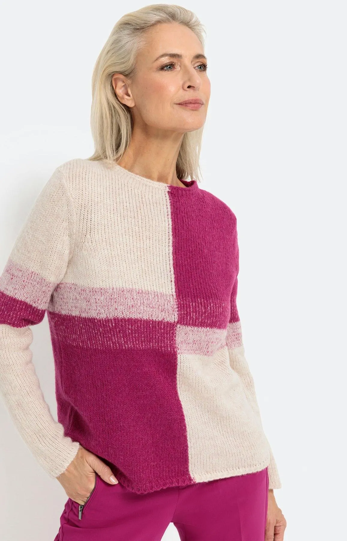 Pullover im Colorblocking-Design