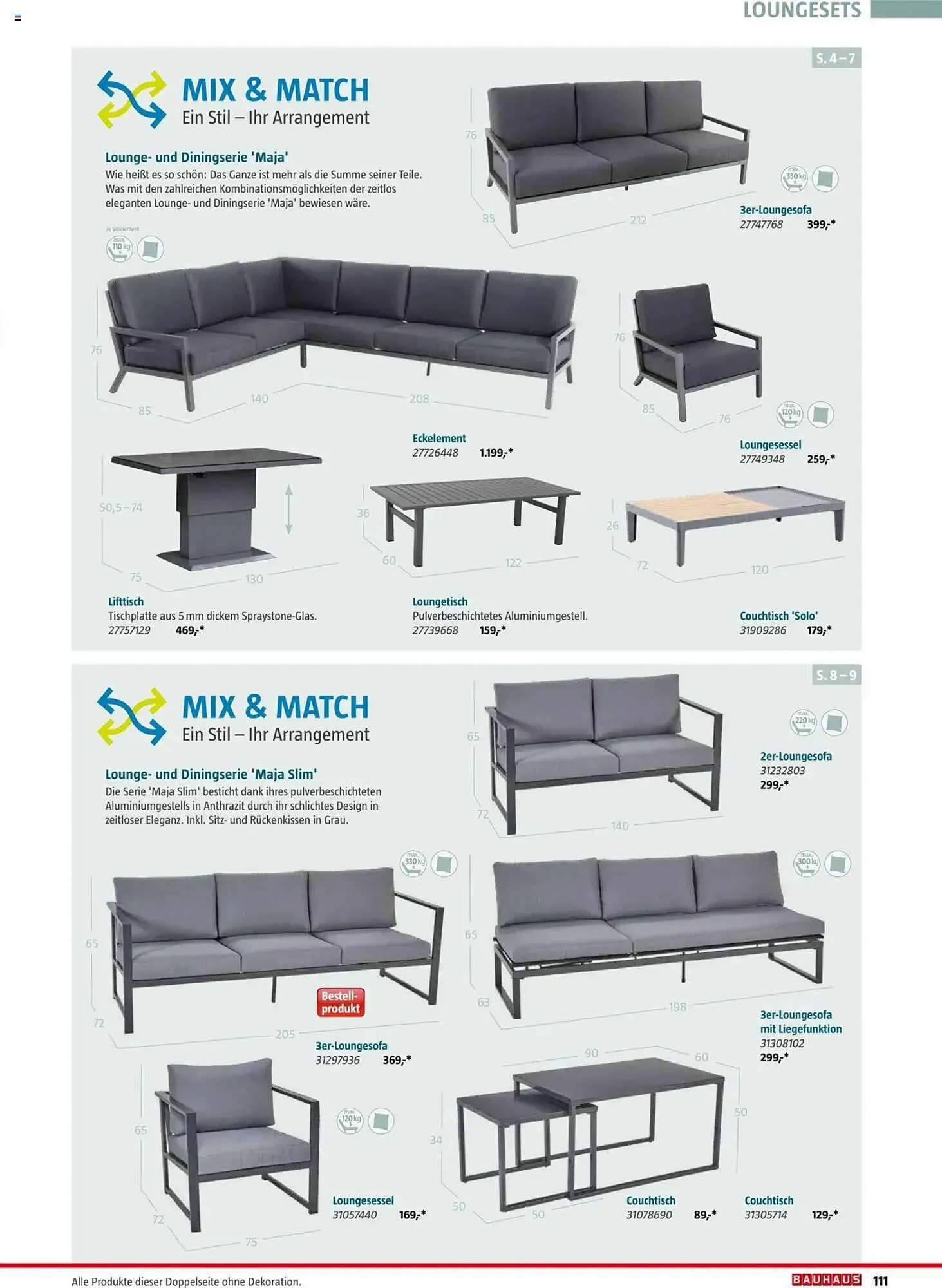 Bauhaus Flugblatt von 4. März bis 4. Jänner 2026 - Flugblätt seite  111