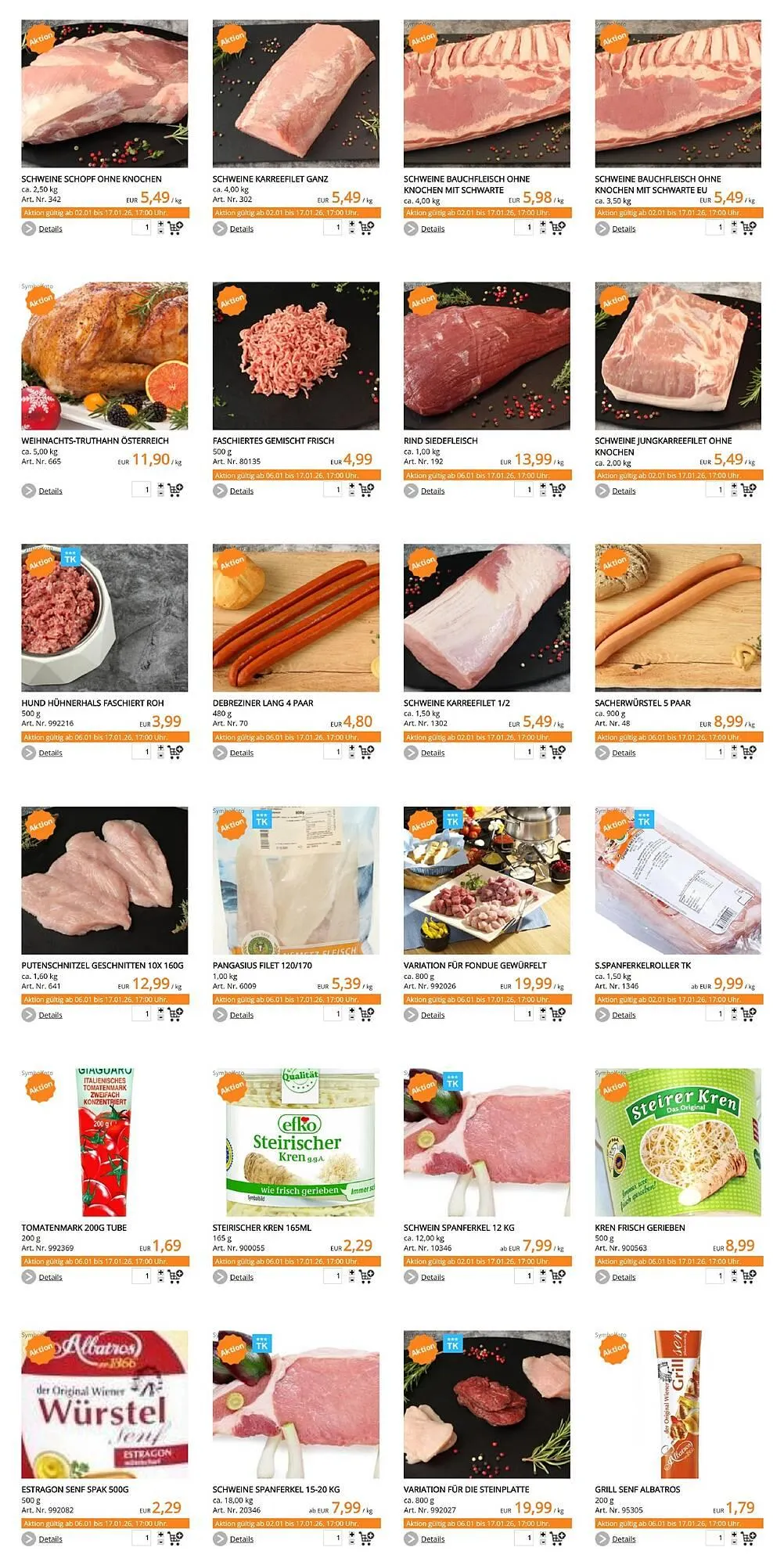 Nemetz Markt Flugblatt von 6. Jänner bis 17. Jänner 2026 - Flugblätt seite 1