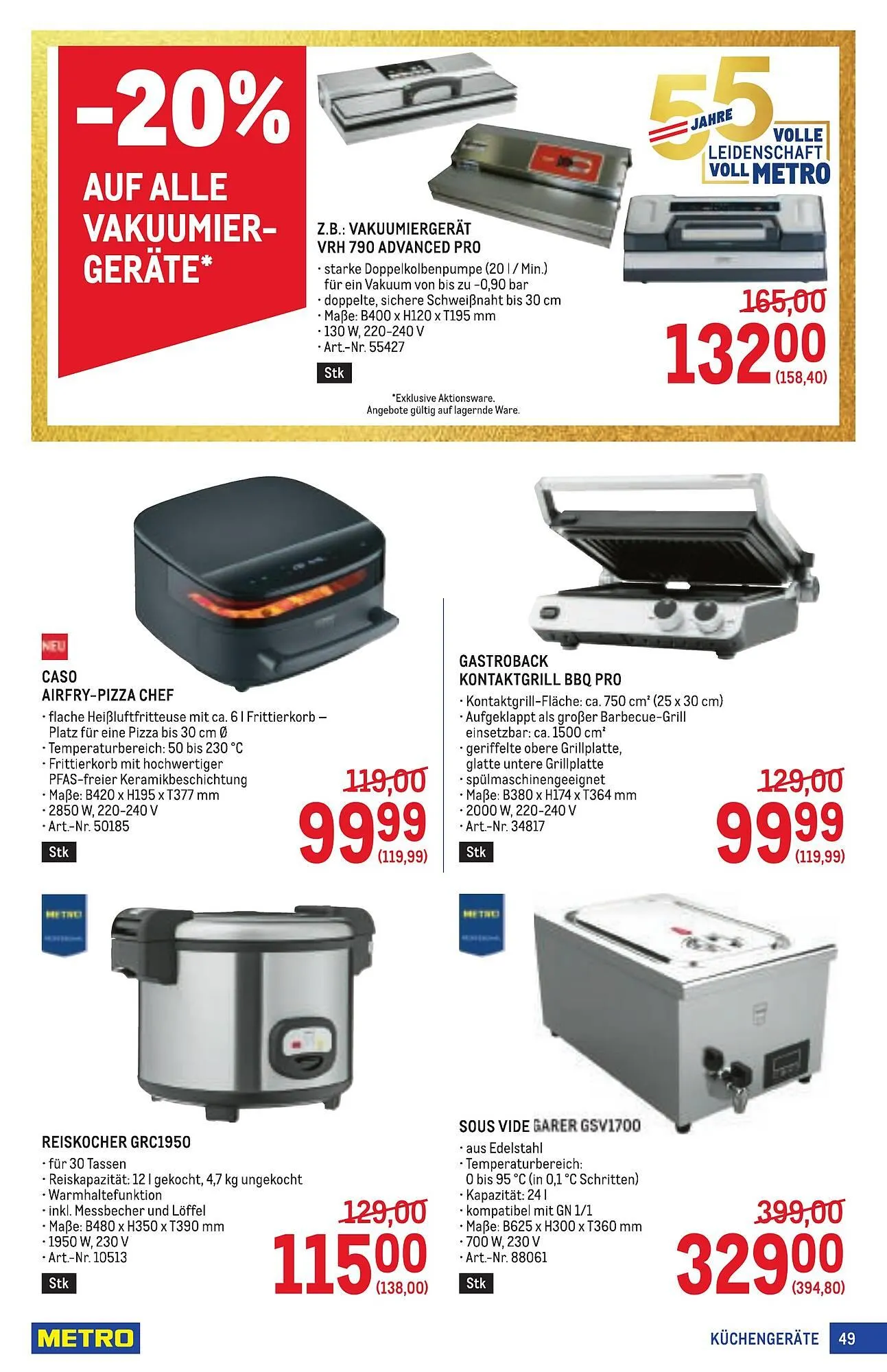 Metro Flugblatt von 16. April bis 29. April 2026 - Flugblätt seite  49