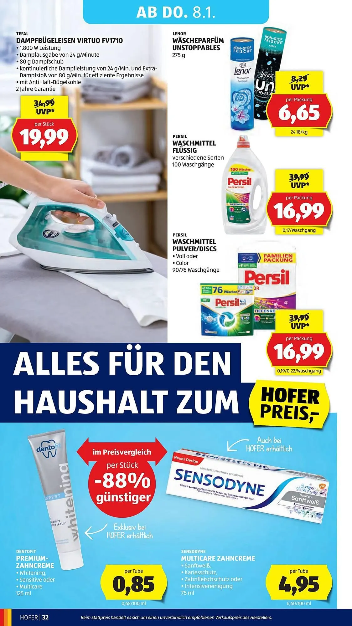 Hofer Flugblatt von 2. Jänner bis 9. Jänner 2026 - Flugblätt seite  36