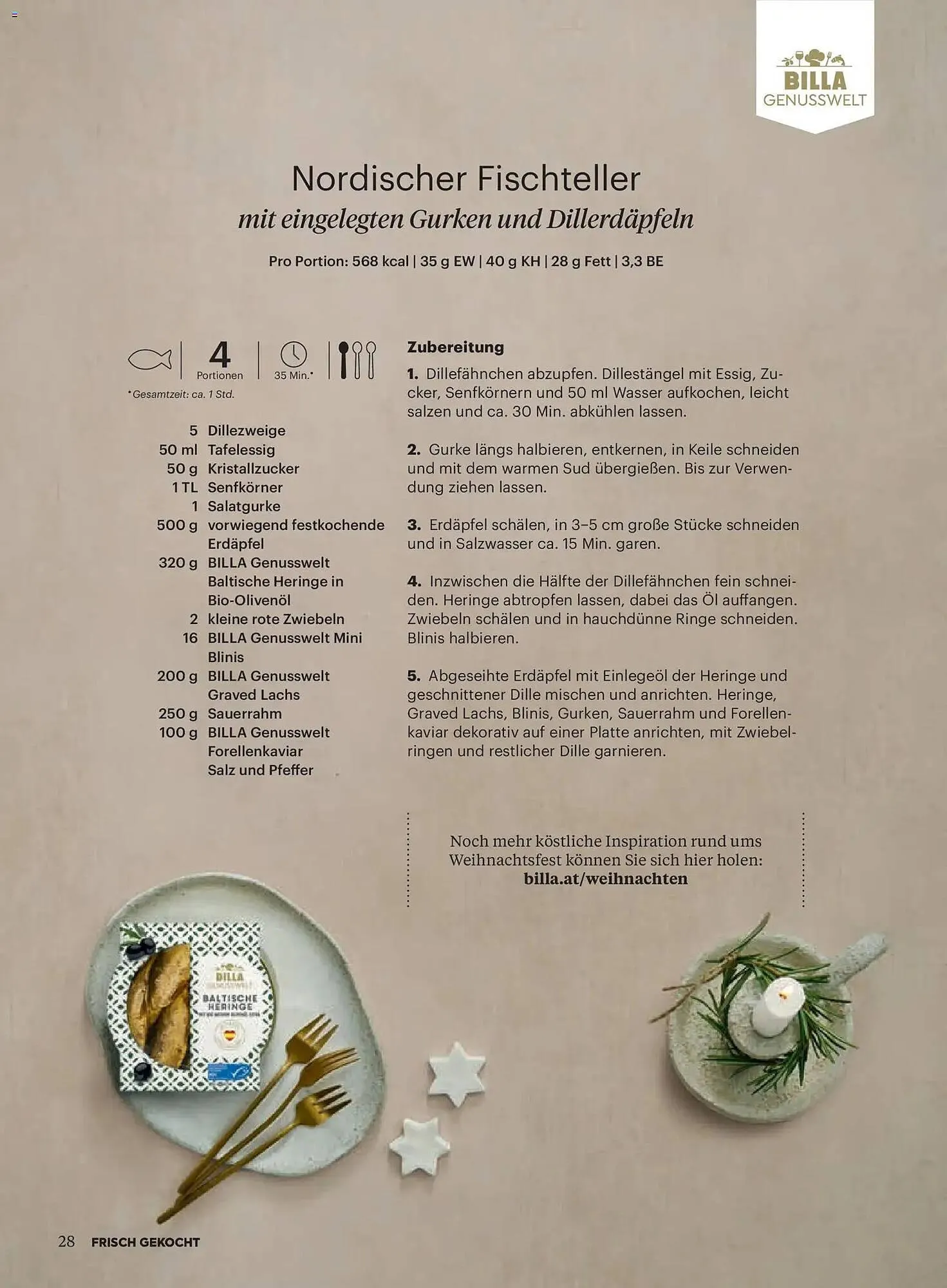 Billa Flugblatt von 1. Dezember bis 31. Dezember 2025 - Flugblätt seite  28