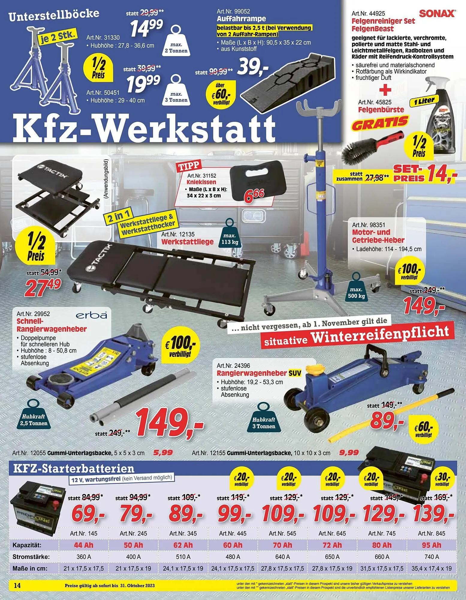 Zgonc Flugblatt von 15. Oktober bis 31. Oktober 2023 - Flugblätt seite 14