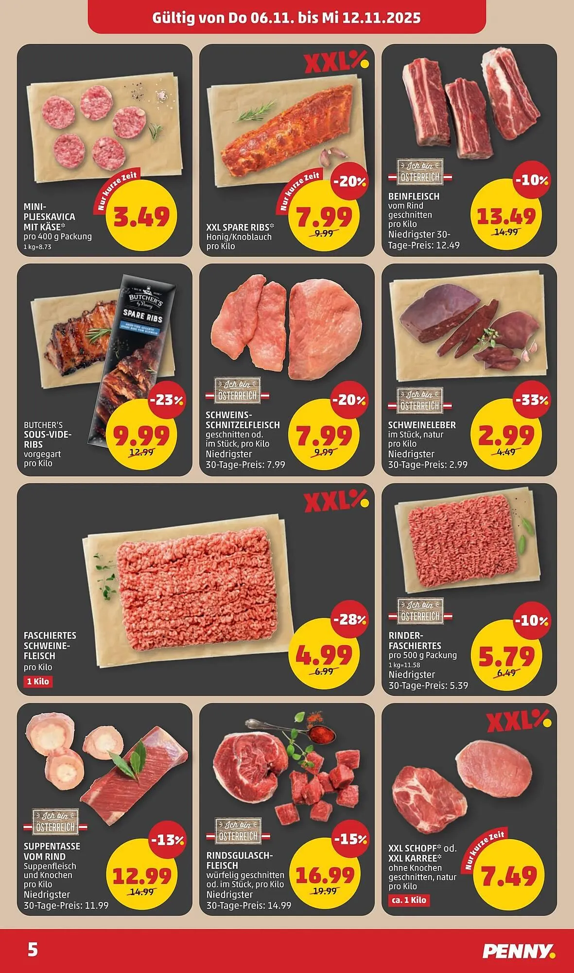 PENNY Flugblatt von 6. November bis 12. November 2025 - Flugblätt seite 5