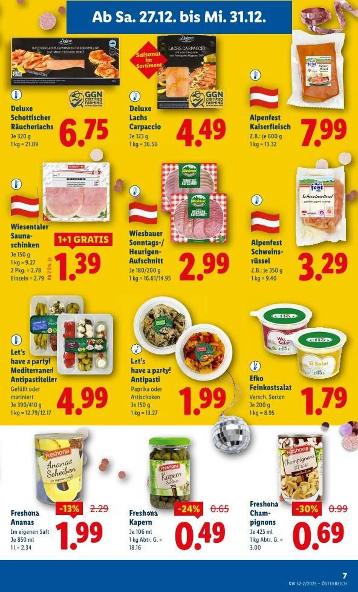 Lidl Flugblatt von 27. Dezember bis 31. Dezember 2025 - Flugblätt seite  10