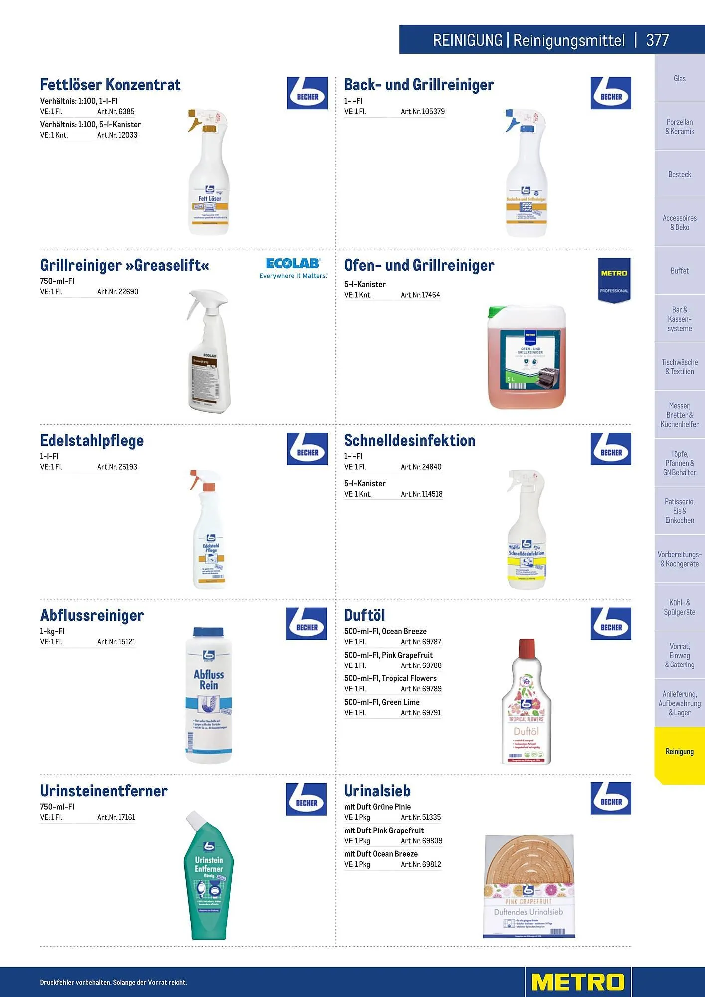 Metro Flugblatt von 25. März bis 31. Dezember 2026 - Flugblätt seite  377