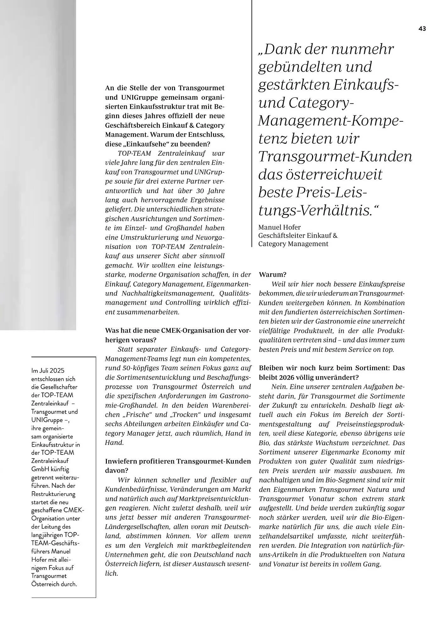 Transgourmet Flugblatt von 13. Februar bis 31. März 2026 - Flugblätt seite 45