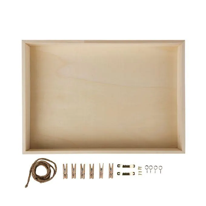 Holz-Rahmen m. Rückwand, FSC Mix Credit