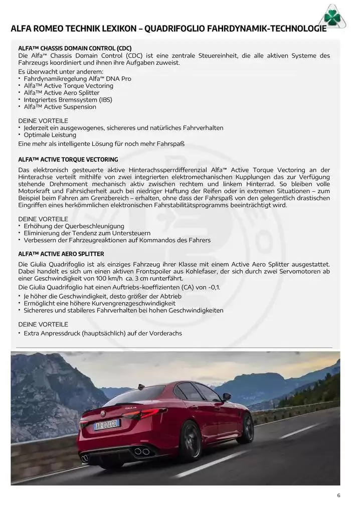 Alfa Romeo Giulia von 20. Februar bis 20. Februar 2026 - Flugblätt seite  6