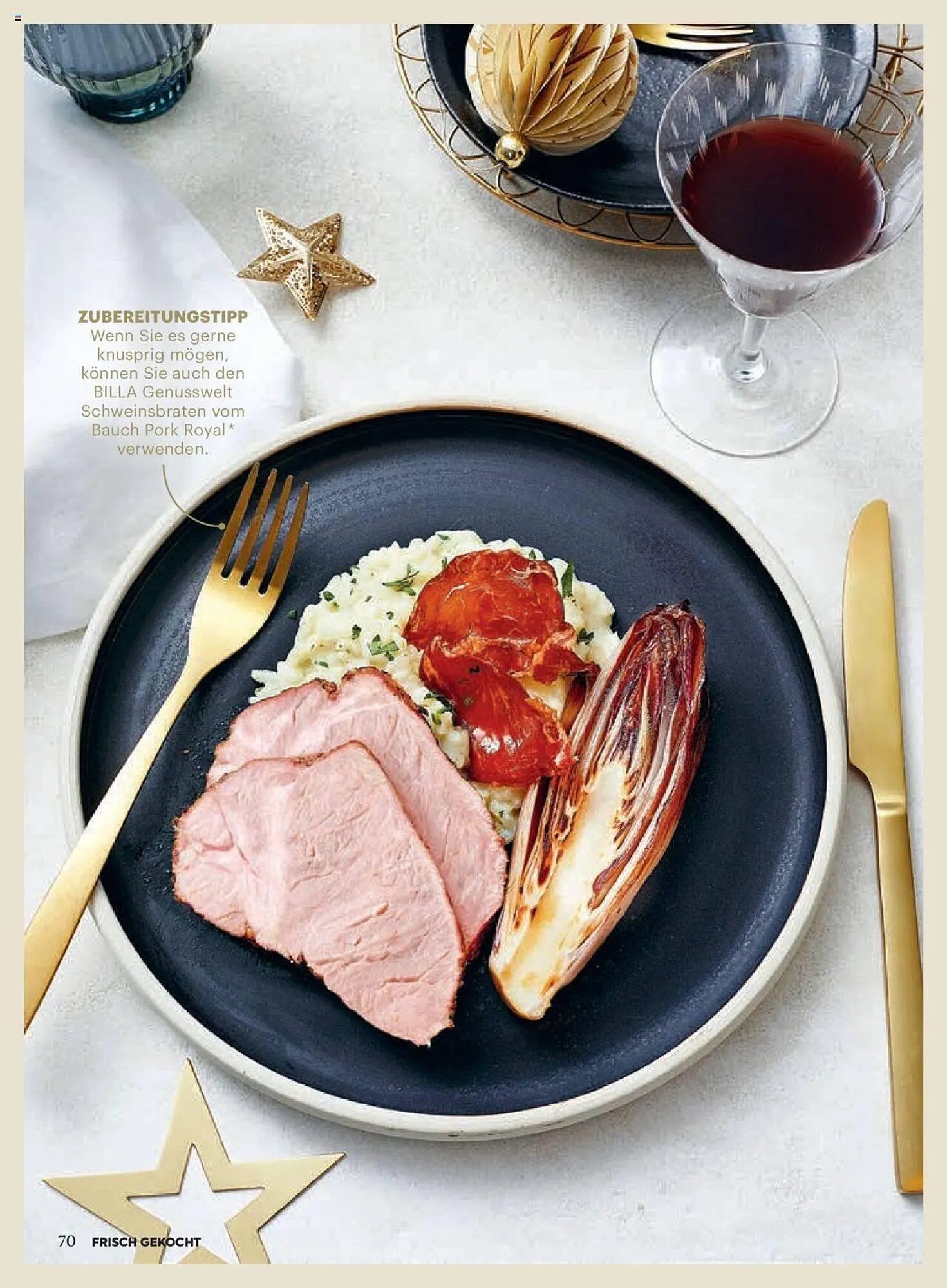 Billa Flugblatt von 1. Dezember bis 31. Dezember 2023 - Flugblätt seite  70