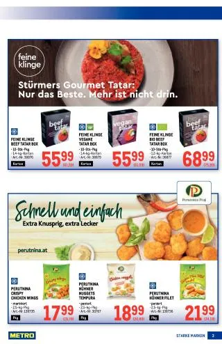 METRO Flugblatt Food - Starke Marken von 17. September bis 30. September 2026 - Flugblätt seite  3