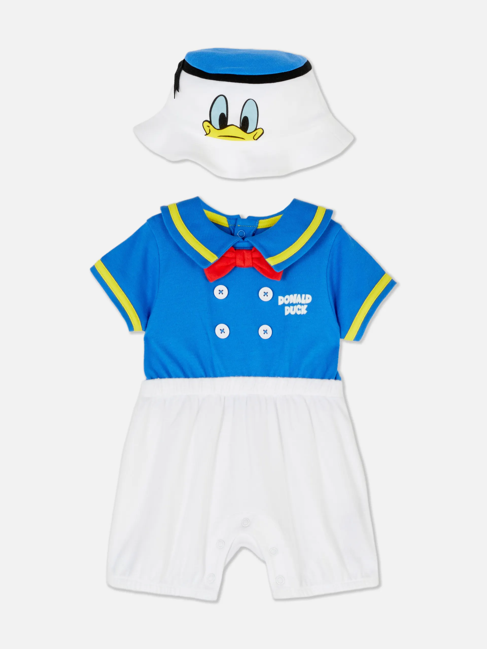 „Disney Donald Duck“ Jumpsuit und Mütze im Set