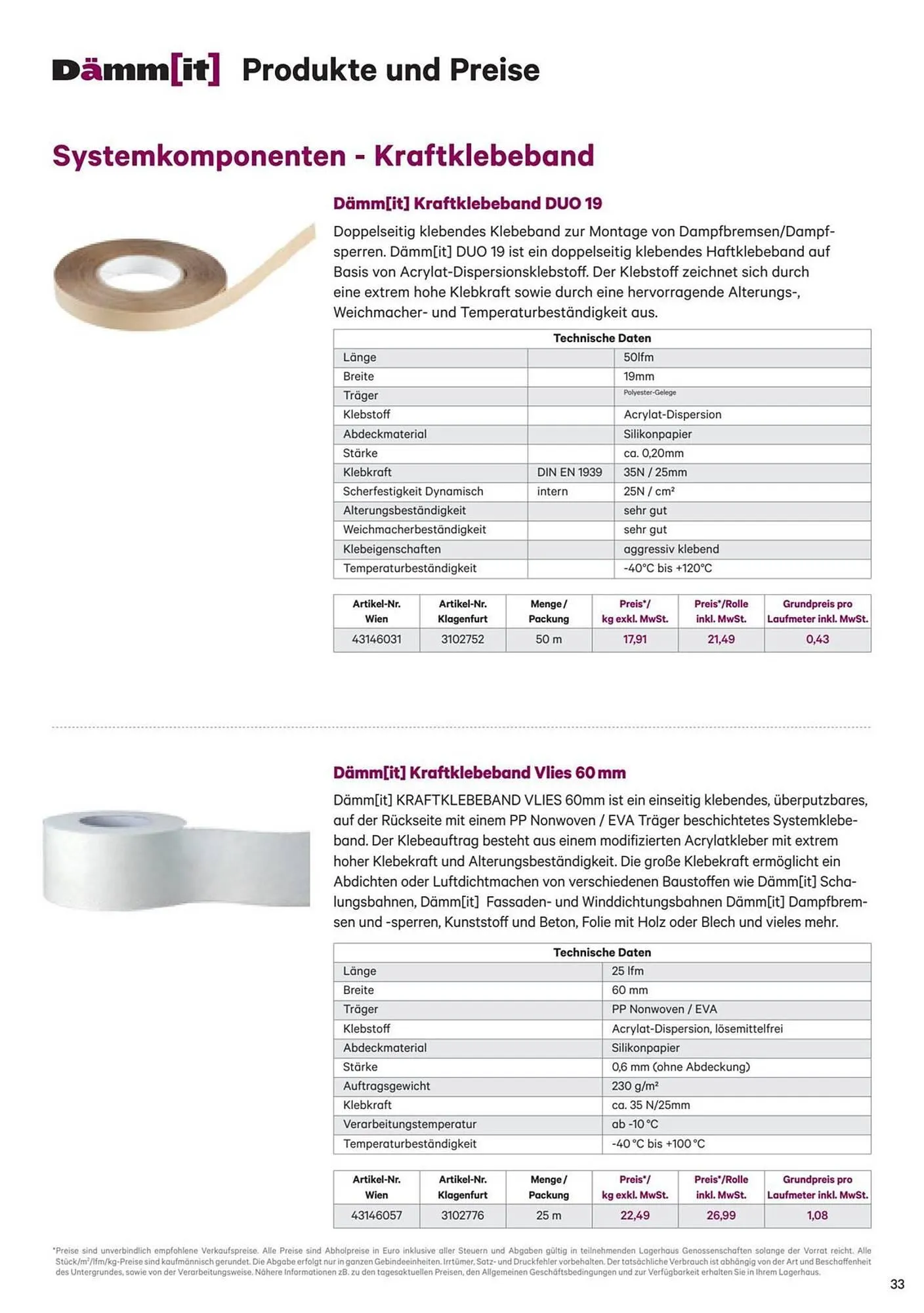 Lagerhaus Flugblatt von 1. Jänner bis 31. Dezember 2026 - Flugblätt seite  33