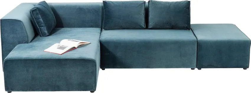 Ecksofa Infinity Velvet Ocean Links