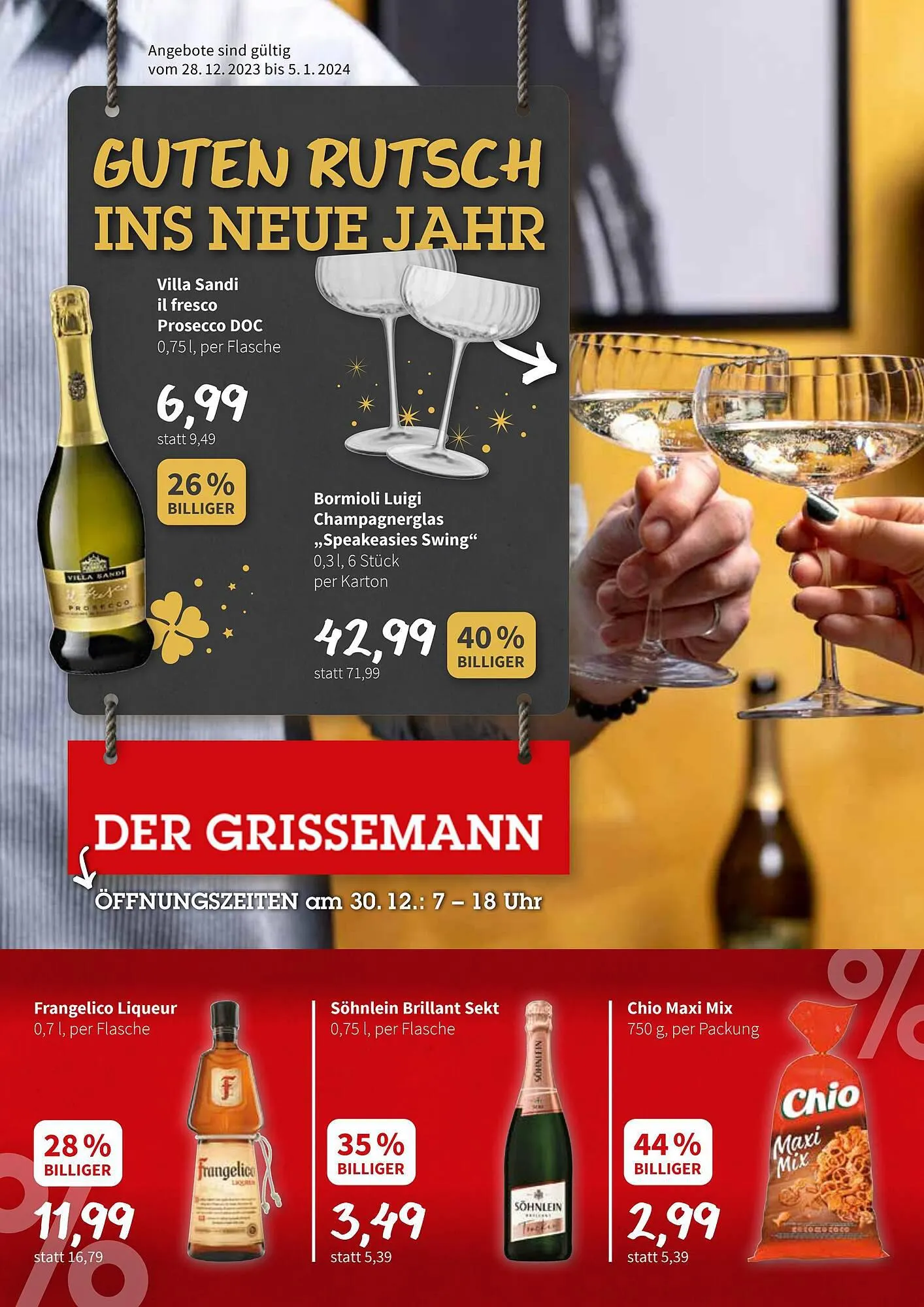 Der Grissemann Flugblatt von 30. Dezember bis 7. Jänner 2024 - Flugblätt seite  