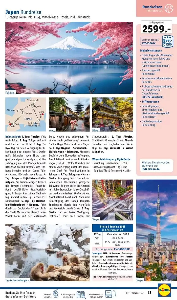 Aktuelle Reiseprospekte Themenprospekt Februar von 12. Februar bis 15. März 2025 - Flugblätt seite 21