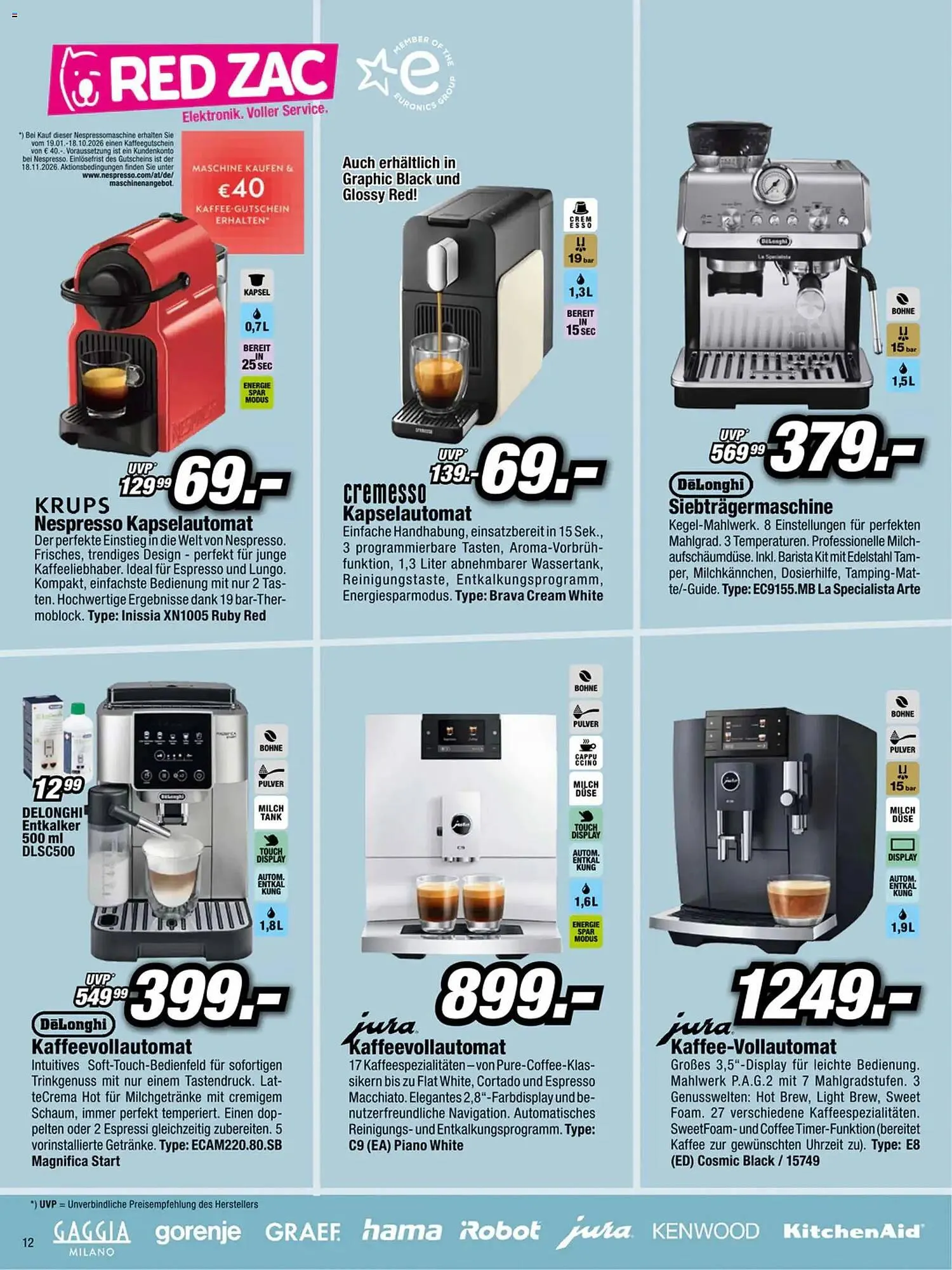 Red Zac Flugblatt von 26. Jänner bis 11. Februar 2026 - Flugblätt seite  12