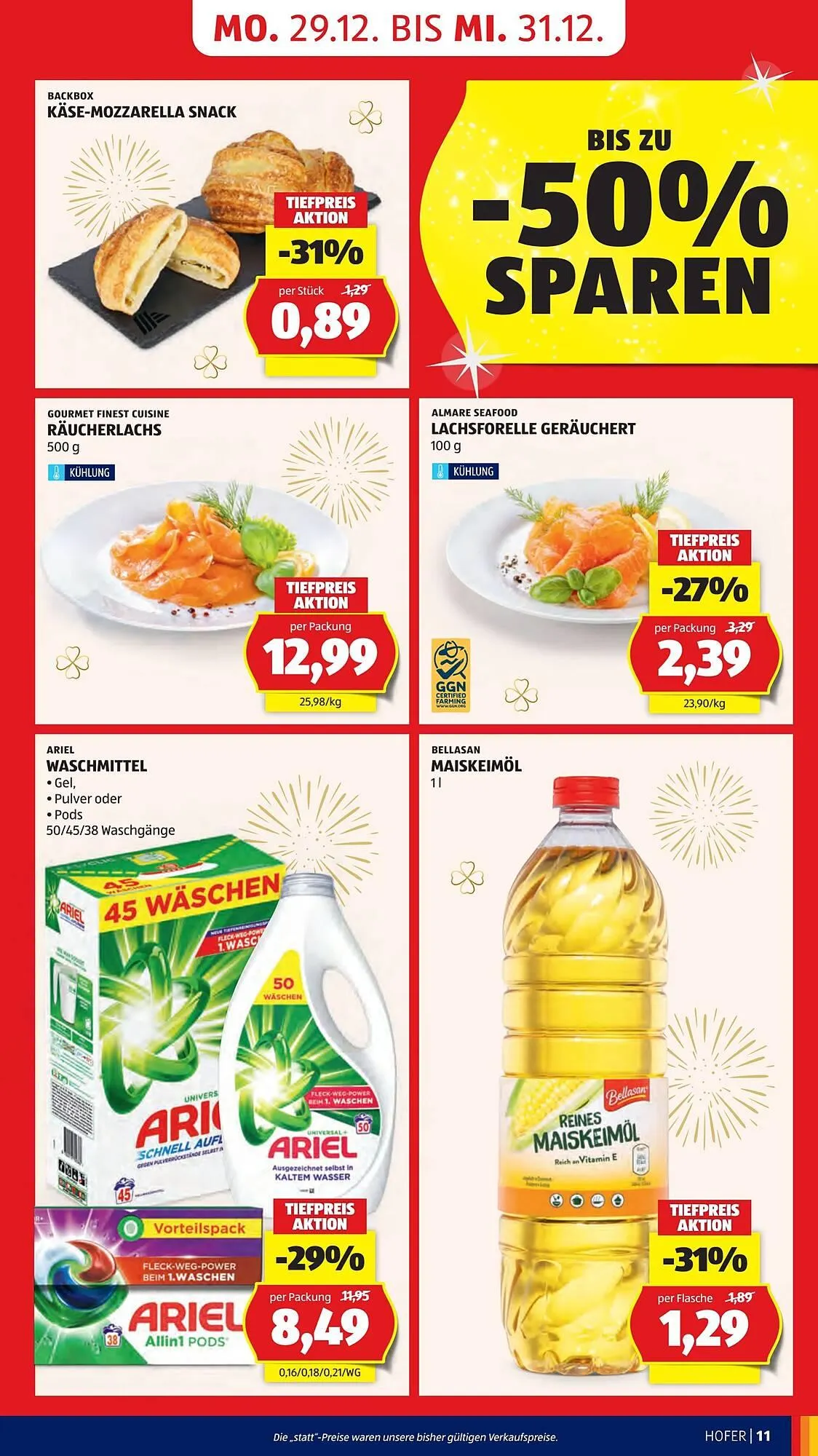 Hofer Flugblatt von 22. Dezember bis 31. Dezember 2025 - Flugblätt seite  13