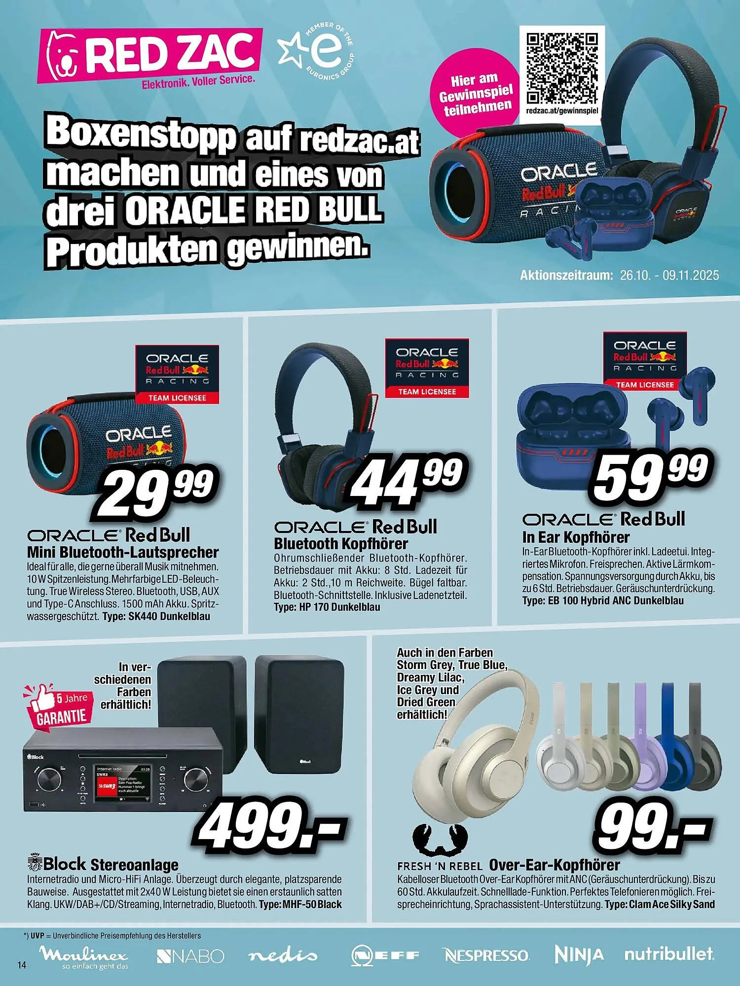 Red Zac Flugblatt von 26. Oktober bis 12. November 2025 - Flugblätt seite 14