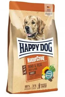 HAPPY DOG NaturCroq mit Rind, Reis 11 kg